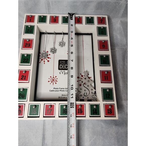 Studio Decor Photo Frame Christmas Holiday Advent Calendar Magnetic Treat Boxes - Picture 4 of 7